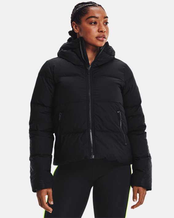 Women's ColdGear® Infrared Down Blocked Jacket, Black, pdpMainDesktop image number 0